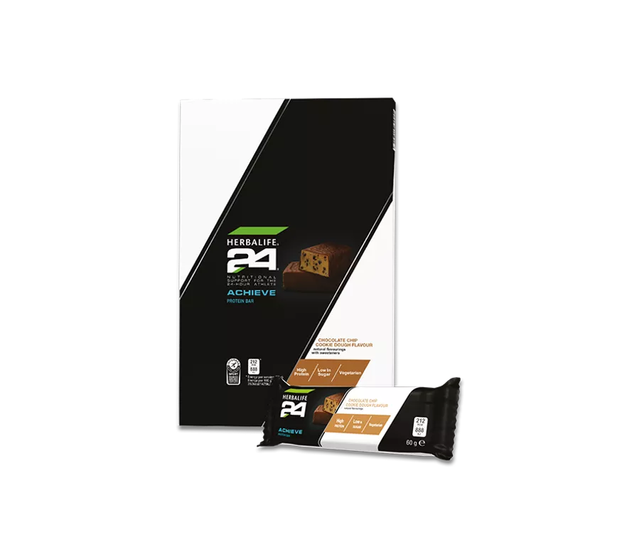 Herbalife24® Achieve Protein Bar Chocolate Chip Cookie Dough 6x 60g