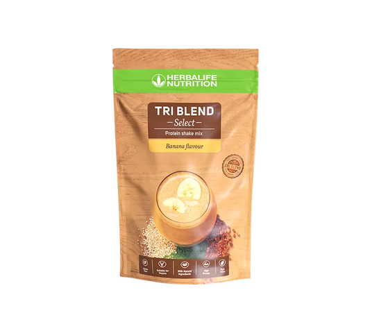 Tri Blend Select - Banana 600g: Premium Vegan Protein Shake