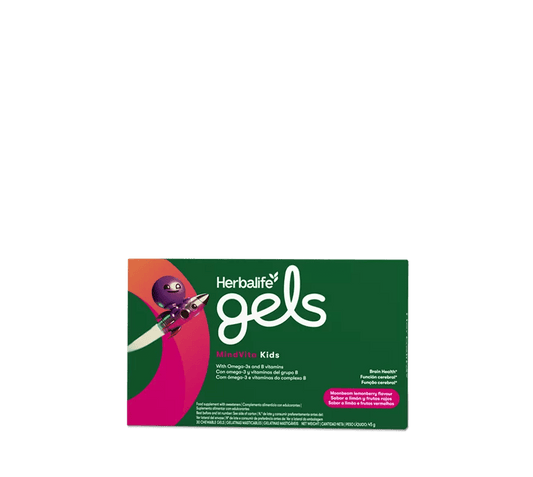 Herbalife Gels - MindVita Kids Moonbeam Lemonberry 30 chewable gels - NutriFit UK