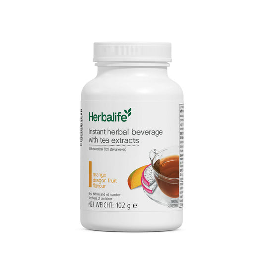 Herbalife Instant Herbal Beverage with Tea Extracts - Mango Dragon Fruit 102g canister