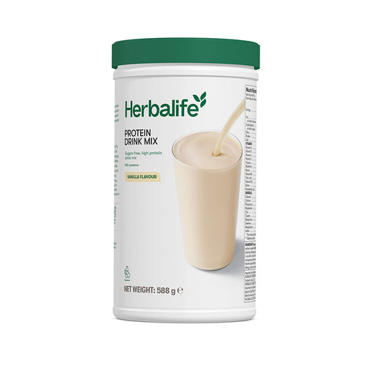 Herbalife Protein Drink Mix Vanilla 588g protein shake tub